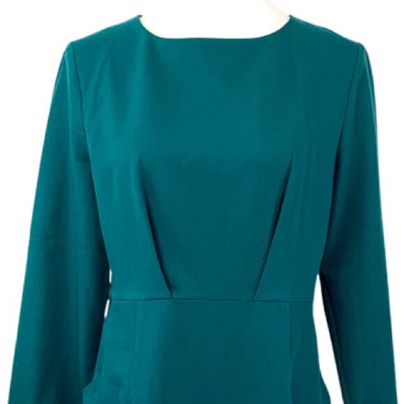 Metisu Dress Sheath Pencil Long Sleeves Forest Green Women's Size Large - Picture 5 of 12